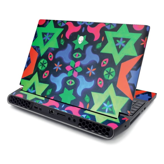 Skin Decal Wrap Compatible With Alienware Area-51M 17" (2019) Sticker Design Geometric Rave
