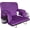 Purple, variant on Stadium Seat with Back Support - Comfy Cushion, Thick Padding, 2 Steel Bleacher Hooks, 4 Pockets, 2 Cup Holders, Reclining Back, Ideal Chair for Sport Events, Beaches, Camping, Concerts