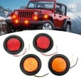 thumbnail image 4 of Marker Light 4pcs 2.5in LED Round Indicator Light 10V-30V High Brightness Lamp For Truck Trailer Lorry, 4 of 8