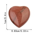 thumbnail image 3 of JHGoosa Crystal Natural Heart Shaped Polished Heart Shaped Gem Rose Quartz Amethyst All Kinds Of Healing Crystal Palm Love Gem Set Bulk Energy Balance Meditation 10mm, 3 of 5