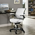 thumbnail image 5 of Modway Edge Vinyl Office Chair in White, 5 of 6