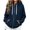 *Navy, variant on VBVC Women's Thumbhole Full Zip Hooded Sweatshirt , Contrast Drawstring Hoodie For Women , Ladies' Y2K Basic Long Sleeve Top with Pockets, Gray , S-2XL