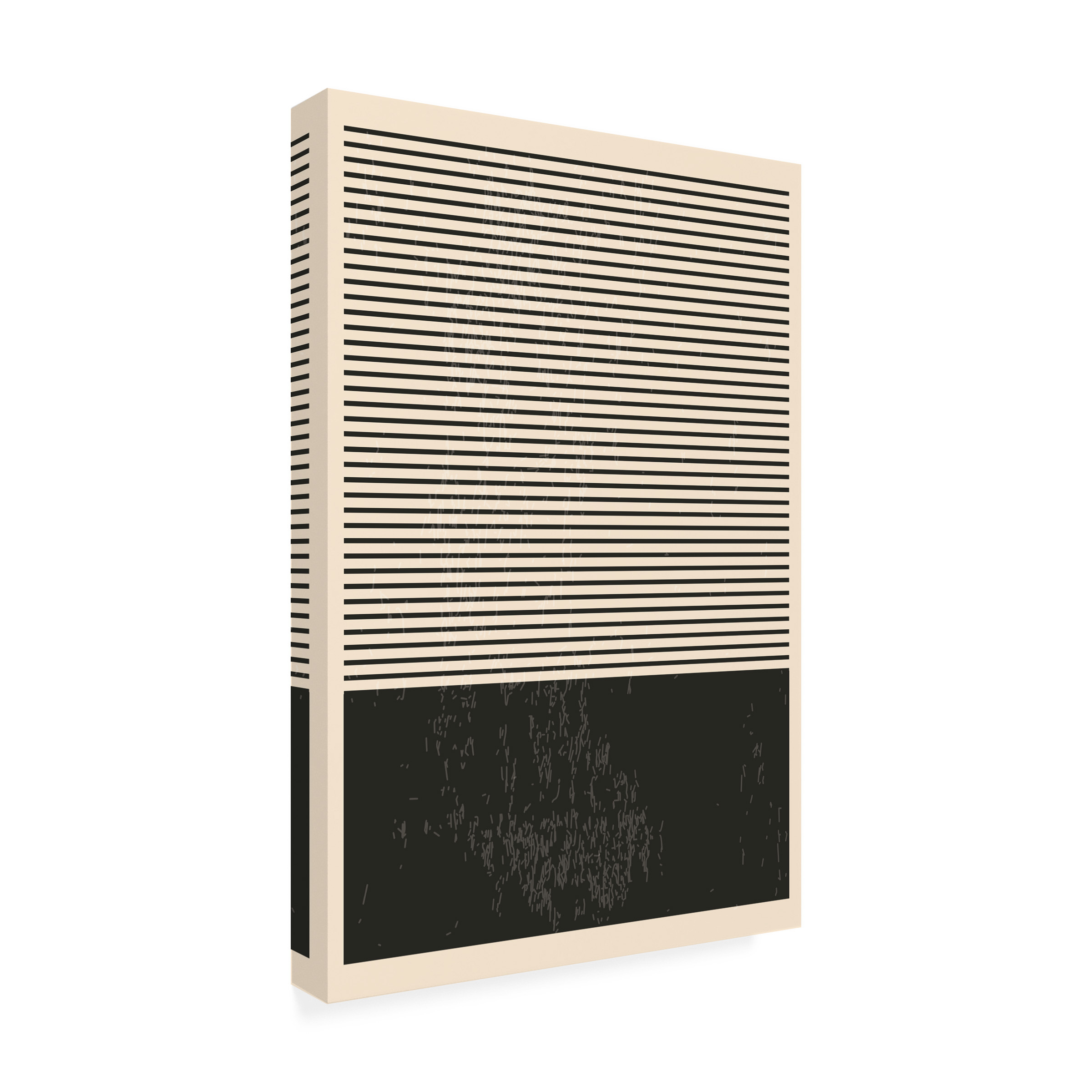 jay stanley 'Black and White Minimal Series 2' Canvas Art