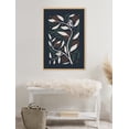 thumbnail image 6 of Kate and Laurel Sylvie HB Duo Bird Branch Framed Canvas Wall Art by Hannah Beisang, 23x33 Natural, Colorful Bird Illustration Art for Wall, 6 of 6