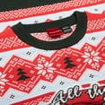 thumbnail image 5 of Peanuts House Snoopy and Woodstock All The Trimmings Adult Ugly Christmas Sweater, 5 of 9