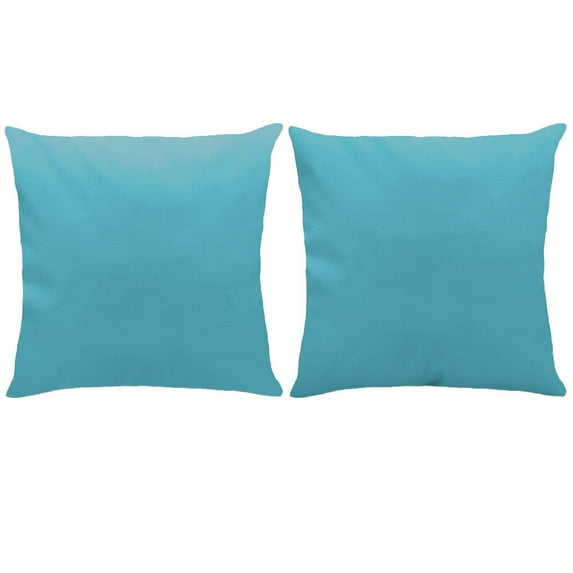 Outdoor Waterproof Throw Pillow Cover Oxford Cloth Square Pillow Cover Solid Color Sofa Cushion Cover