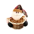 thumbnail image 5 of Almencla Candy Storage Box Practical Home Decor Crafts Basket Cute Props Christmas Ornament Xmas Fruit Basket for Wedding Thanksgiving S Santa Claus, 5 of 8