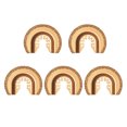 thumbnail image 2 of Opolski 5Pcs/Set Saw Blade Semicircle Multifunctional Diamond High Hardness Saw Blade Set for Woodworking, 2 of 7