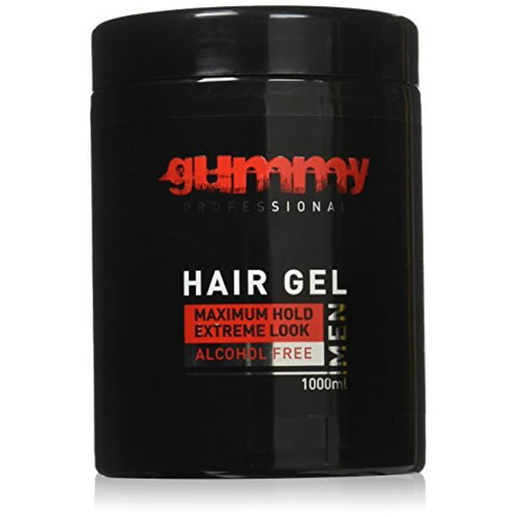 Gummy Alcohol Free Hair Gel, Red, 34 Ounce