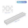 thumbnail image 2 of Unique Bargains 2040 T Slot Aluminum Extrusion 600mm(23.6 Inch) Silver for 3D Printer Laser Engraving Machine 2 Pcs, 2 of 6