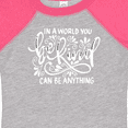 thumbnail image 4 of Inktastic Inspirational Quote In a World You Can be Anything be Kind Boys or Girls Baby Bodysuit, 4 of 5