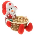 thumbnail image 6 of Gymnture Christmas Candy Storage Basket Snowman Xmas Gift Decor, 6 of 10
