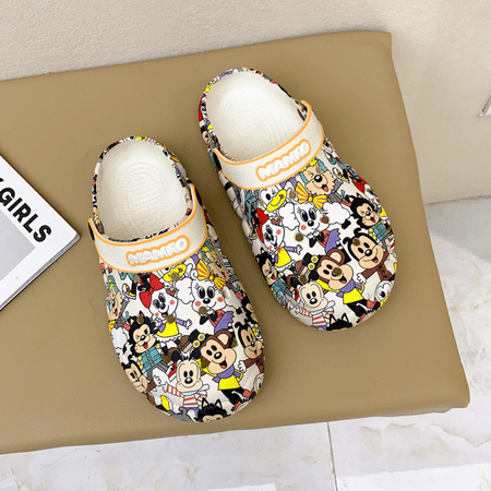 

Unisex Garden Clogs Shoes Women Men Summer Slide On Sandals-Cartoon(44/45)