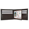 thumbnail image 2 of RFID Blocking Men's Bifold Wallet Multi Card Center Flap ID Holder, 2 of 10