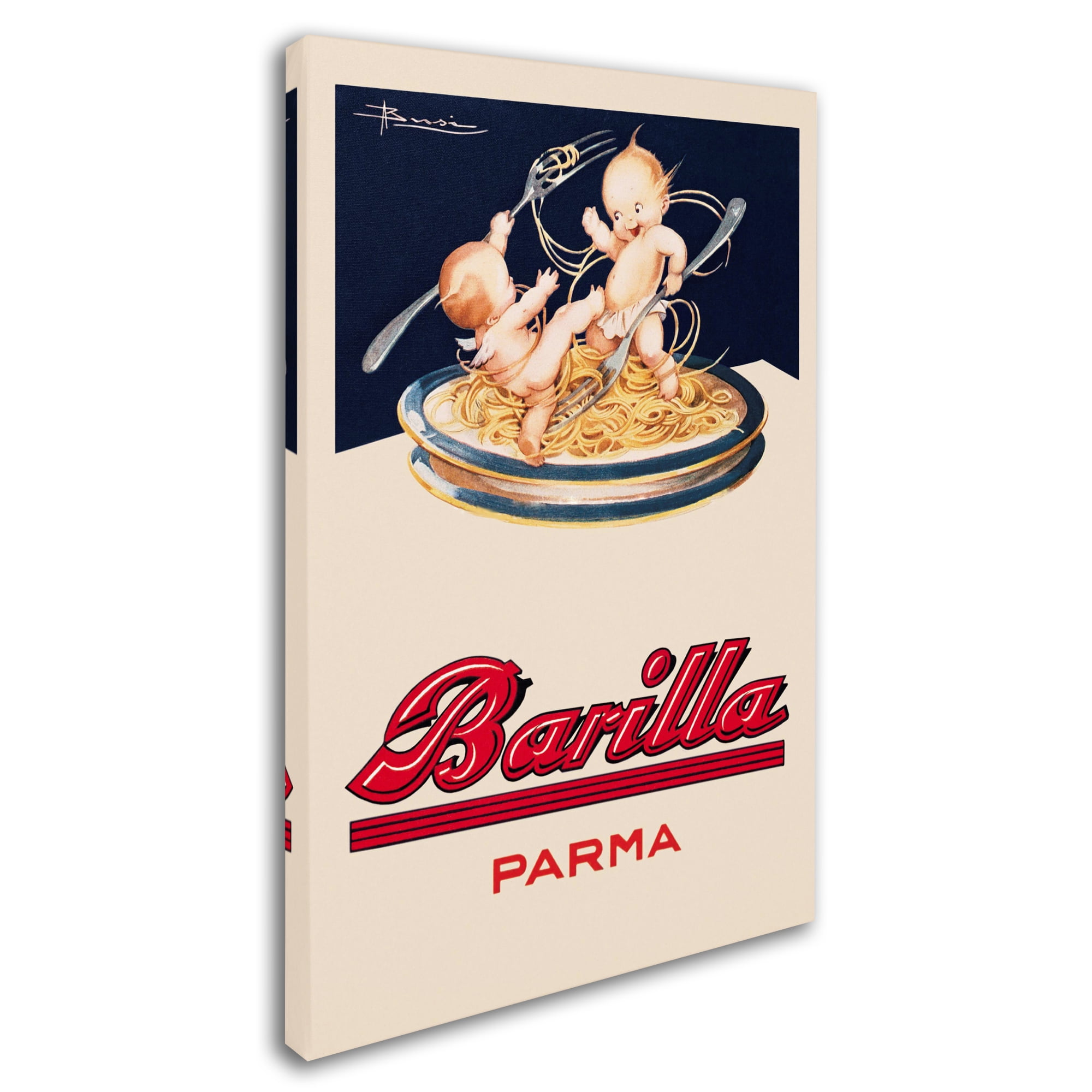 Trademark Fine Art 'Barilla-Parma' Canvas Art by Vintage Apple Collection
