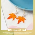 thumbnail image 4 of FENGGUIQU 1Par Aretes Colgantes Mujer Con Hoja De Arce En Acrílico Y, 4 of 8