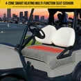 thumbnail image 4 of 4-Zone Heated Seat Cushion for Golf Cart, Portable Towel Blanket with 3 Modes, 52x32inch Seat Cushion Long Heating Time, USB Power Supply (Gray), 4 of 10
