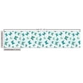 thumbnail image 3 of Butterfly Sofa Upholstery Fabric by the Yard, Nature Themed Romantic Layout of Winged Insects on a Background of Strips, Decorative Fabric for DIY and Home Accents, Sea Blue Turquoise by Ambesonne, 3 of 5
