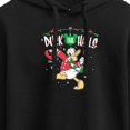 thumbnail image 3 of Disney - Duck The Halls - Juniors Cropped Pullover Hoodie, 3 of 5