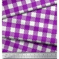 thumbnail image 3 of Soimoi Poly Georgette Fabric Gingham Check Printed Craft Fabric by The Yard 42 Inch Wide, 3 of 3