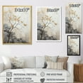 thumbnail image 4 of Designart "Serene Riverbank Retreat" Landscape Forest River Floater Framed Wall Art Living Room, 4 of 5