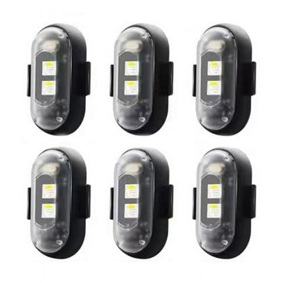 Universal LED Warning Light - 7-Color Strobe Flashing for Cars & Motorcycles - High Visibility Safety Device