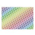 thumbnail image 1 of Polka Dots Cutting Board, Polka Dots in Soft Rainbow Colors Big Points Eternal Shapes Retro Pattern, Decorative Tempered Glass Cutting and Serving Board, Large Size, Multicolor, by Ambesonne, 1 of 1