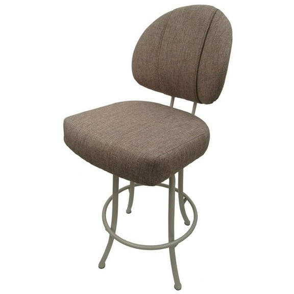 Swivel Counter 26" Bar Stool - M-75 Metal Beige Frame