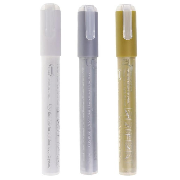Rotuladores de Pintura Acrílica , Rotulador de Pintura Acrílica a Base de Agua, Punta de Punta de 4 Mm, Escritura profesion en Cas Macarena Rotuladores de pintura acrílica