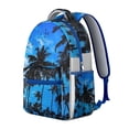 thumbnail image 2 of Hawaii Tropical Wind Palm Leaves Backpack: Durable Lightweight Design for School Students, Large Capacity Laptop Daypack with Padded Sleeve, Perfect Gift for Campus Commute, 2 of 6