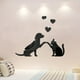 thumbnail image 4 of Pegatinas decorativas de pared acrílicas con diseño de animales | Vinilos decorativos removibles de perros y gatos | Arte de pared reflectante autoadhesivo para sala de estar, dormitorio infantil, 4 of 6