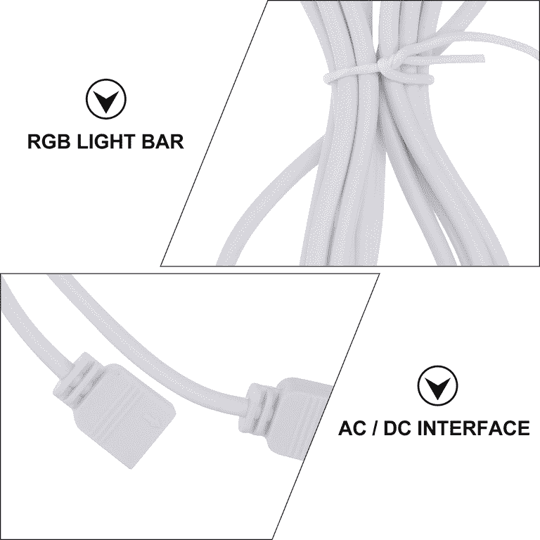 10ft / 328ft 5-Pin RGBW Extension Cable For 3528/5050 RGB LED Strips – Waterproof IP65, 12V DC Power Cord