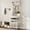 White, variant on 3-in-1 Hall Tree Coat Rack, Entryway Bench with Storage, Multifunctional Organizer with Hooks, Hanging Rods & Shoe Rack, Rustic Wood Look Furniture for Entryway, Bedroom, Living Room