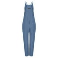 thumbnail image 6 of Baqcunre Jumpsuits for Women Women's Casual Sleeveless Jumpsuits V Neck Spaghetti Strap Overalls Long Pants Romper with Two Pockets Jumpsuits for Women Dressy One Piece Jumpsuits for Women, 6 of 6