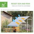 thumbnail image 4 of PawHut Galvanized Large Chicken Coop Cage Walk-in Enclosure 9.8'x13.1'x6.6', 4 of 10