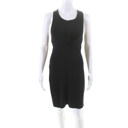

Pre-owned|Athleta Womens V Neck High Waist Sleeveless Dress Black Size Small