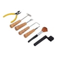 thumbnail image 1 of Guitar String Change Tool Kit, Non Injury Guitar Tool Kit Wear Resistant 9Pcs Set Convenient Portable Versatile  for Maintenance, 1 of 7