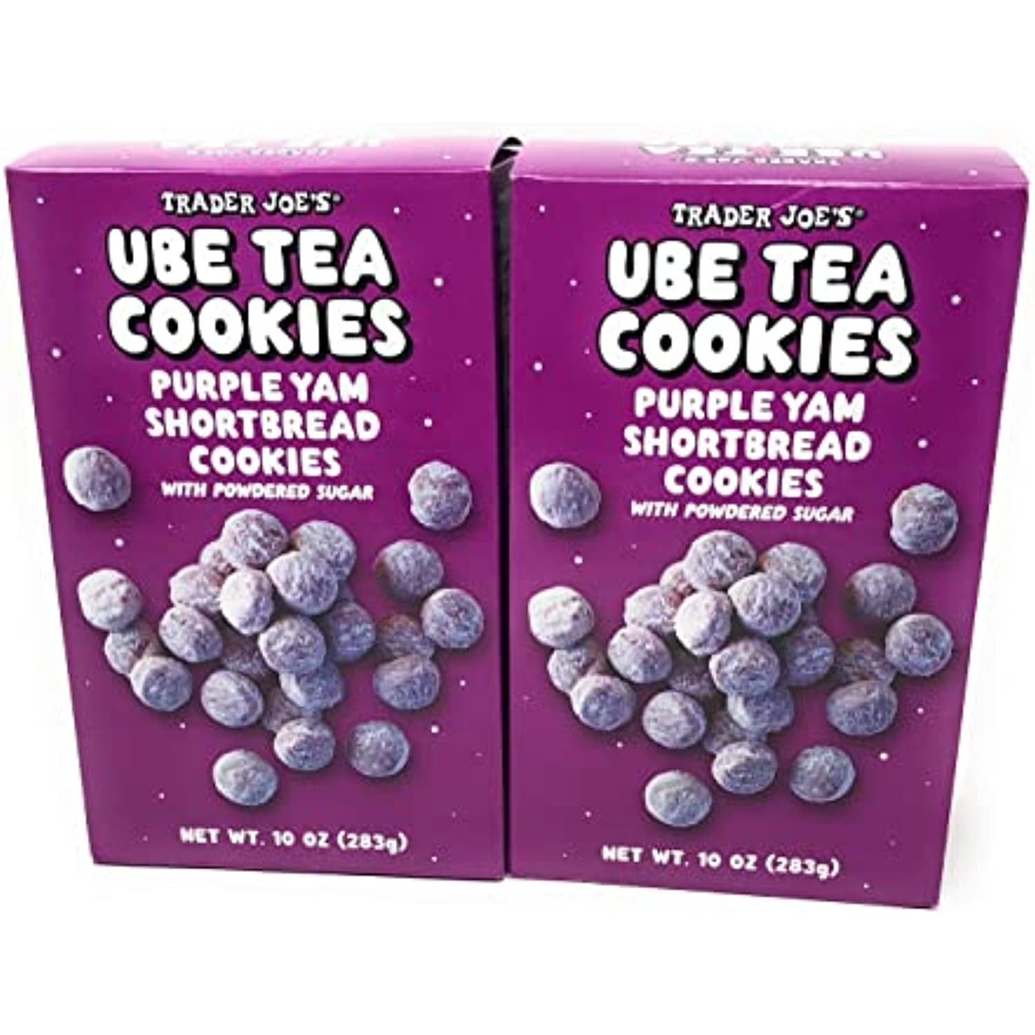 Ube Tea CookiesPurple Yam Shortbread Trader Joes Two Packs Each 10 Oz