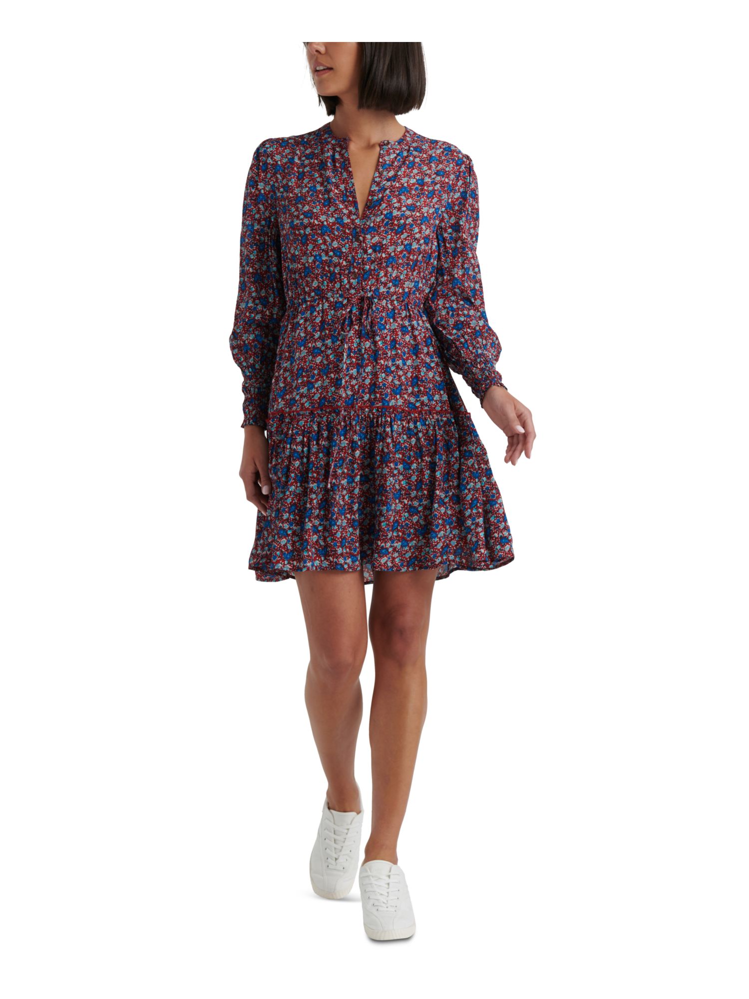 LUCKY BRAND $119 Womens New Red Floral 