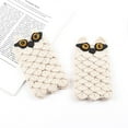 thumbnail image 4 of AWZXDE Unisex Thickened Owl Knitted Wool Gloves with Thumb Hole for Warm Comfort and Style Beige,One Size, 4 of 9