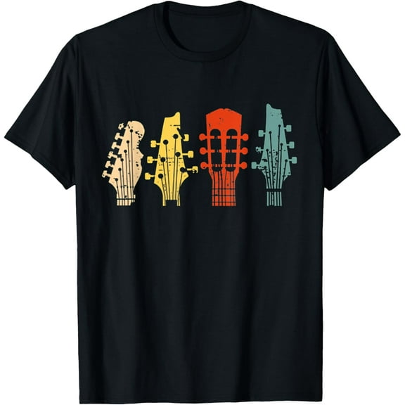 Vintage Guitar Gift For Men Women Music Band Guitarist Stuff T-Shirt