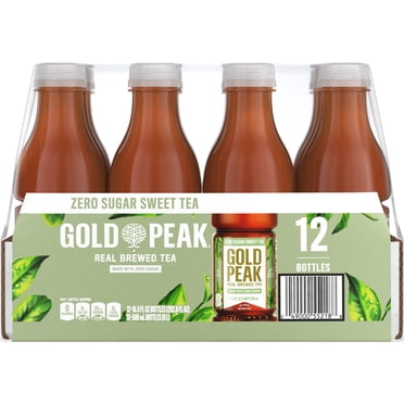 Gold Peak Green Tea, 18.5 Oz. Bottle, 12 Pack