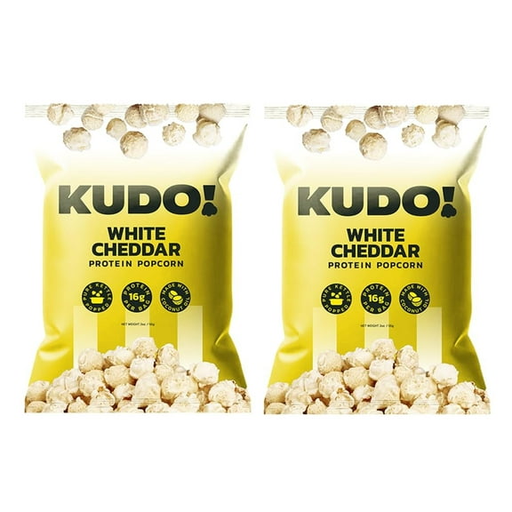 KUDO White Cheddar Popcorn 2 oz (Pack of 12)