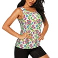 thumbnail image 2 of Sigee Vector Mexican Otomi Style Bright for Women's Workout Tank Top,Running Tank Tops,Sleeveless Gym ClothesX-Large, 2 of 8