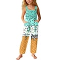 thumbnail image 6 of Toddler Kids Girls Boys Ice Cream Rompers Casual Loose Fit Romper With Pockets Ice Print Long Pants Playwear Jumpsuit Cute Outfits 11-12 Years, 6 of 6