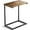 11.8D x 19.7W x 27.2H in Rustic Brown, variant on C Shaped End Table 27 inches High, Side Table for Couch Slide Under, C Table Sofa Side End Table for Living Room