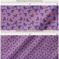 thumbnail image 2 of Soimoi Cotton Voile Fabric Text,Rugby Ball & Bird Cartoon Printed Fabric 1 Yard 56 Inch Wide, 2 of 7