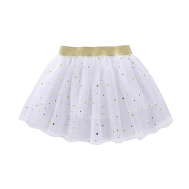 LWZWM Girls Layered Tutu Skirt Princess Ballet Dance Dress Mini Skirt ...