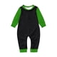 thumbnail image 2 of Pijamas familiares a juego de moda navideña de color liso, estilo europeo, para padres e hijos, monos de poliéster para bebés., 2 of 3
