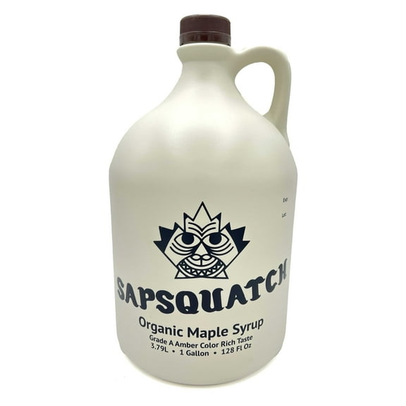 Sapsquatch Organic Maple Syrup - Gallon - Grade- A Amber Rich